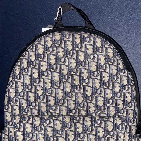 Dior Explorer Backpack Beige & Black Dior Oblique Jacquard C - Picture 8 of 12